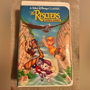 A Walt Disney Classic The Rescuers Down Under VHS Tape